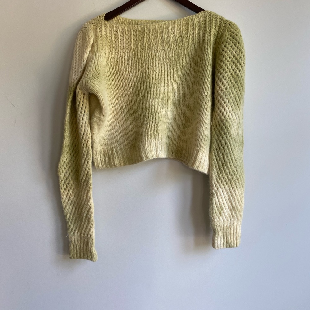 Loveshackfancy hand dyed sweater XS